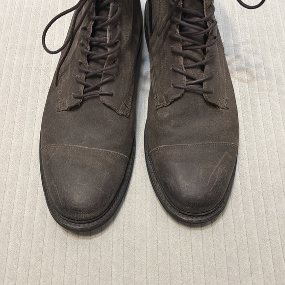 Mens Frye Boots Seth Toe Cap Toe Lace Up Dark Brown Size 13 main image 9